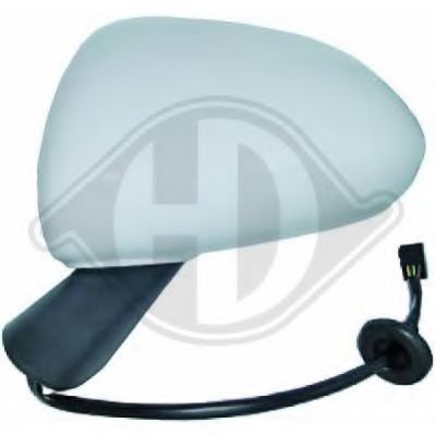 DIEDERICHS 1814225 Наружное зеркало для OPEL CORSA D (Опель Корса д) DIEDERICHS 1814225 Наружное зеркало для OPEL CORSA D (Опель Корса д)