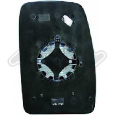 DIEDERICHS 1887627 Зеркальное стекло, наружное зеркало для OPEL MOVANO B (Опель Моvано б)