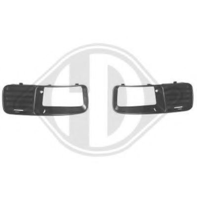 DIEDERICHS 2203049 Решетка вентилятора, буфер для VOLKSWAGEN POLO CLASSIC (Фольксваген Поло классик) DIEDERICHS 2203049 Решетка вентилятора, буфер для VOLKSWAGEN POLO CLASSIC (Фольксваген Поло классик)