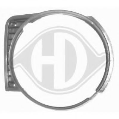 DIEDERICHS 2210043 Рамка, облицовка радиатора для VOLKSWAGEN GOLF (Фольксваген Голф) DIEDERICHS 2210043 Рамка, облицовка радиатора для VOLKSWAGEN GOLF (Фольксваген Голф)