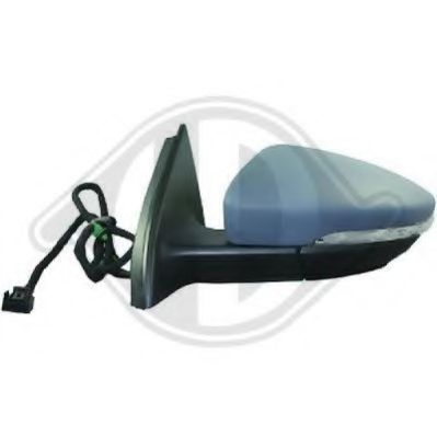 DIEDERICHS 2247726 Наружное зеркало для VOLKSWAGEN CC (Фольксваген Cc)