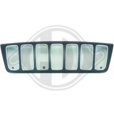 DIEDERICHS 2612142 Решетка радиатора для JEEP GRAND CHEROKEE II (Джип Гранд чироки 2) DIEDERICHS 2612142 Решетка радиатора для JEEP GRAND CHEROKEE II (Джип Гранд чироки 2)