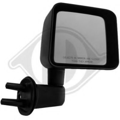 DIEDERICHS 2676025 Наружное зеркало для JEEP WRANGLER III (Джип Вранглэр 3) DIEDERICHS 2676025 Наружное зеркало для JEEP WRANGLER III (Джип Вранглэр 3)