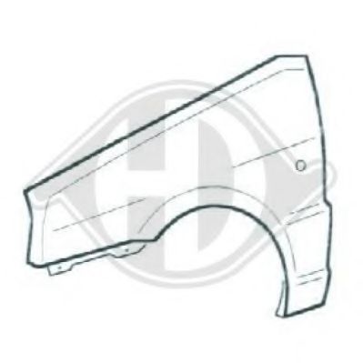 DIEDERICHS 3432007 Крыло для FIAT CINQUECENTO (Фиат Cинqуэcэнто) DIEDERICHS 3432007 Крыло для FIAT CINQUECENTO (Фиат Cинqуэcэнто)