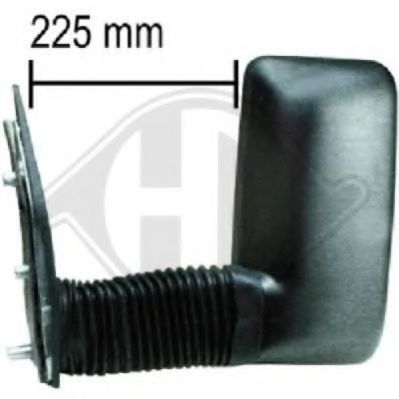 DIEDERICHS 3492227 Наружное зеркало для IVECO DAILY III (Ивеко Даилъ 3) DIEDERICHS 3492227 Наружное зеркало для IVECO DAILY III (Ивеко Даилъ 3)