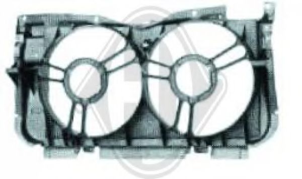 DIEDERICHS 4220044 Кожух вентилятора для PEUGEOT 205 I (Пежо 205 и) DIEDERICHS 4220044 Кожух вентилятора для PEUGEOT 205 I (Пежо 205 и)