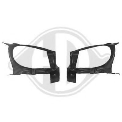 DIEDERICHS 4225013 Крепление фары для PEUGEOT 206 CC (Пежо 206 сс) DIEDERICHS 4225013 Крепление фары для PEUGEOT 206 CC (Пежо 206 сс)