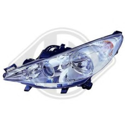 DIEDERICHS 4226083 Основная фара для PEUGEOT 207 (Пежо 207) DIEDERICHS 4226083 Основная фара для PEUGEOT 207 (Пежо 207)