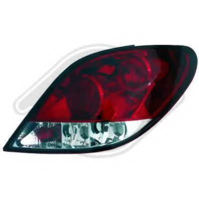 DIEDERICHS 4226295 Комлект заднего освещения для PEUGEOT 207 (Пежо 207) DIEDERICHS 4226295 Комлект заднего освещения для PEUGEOT 207 (Пежо 207)