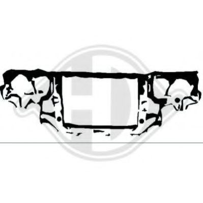 DIEDERICHS 5212002 Облицовка передка для HONDA (Хонда) DIEDERICHS 5212002 Облицовка передка для HONDA (Хонда)