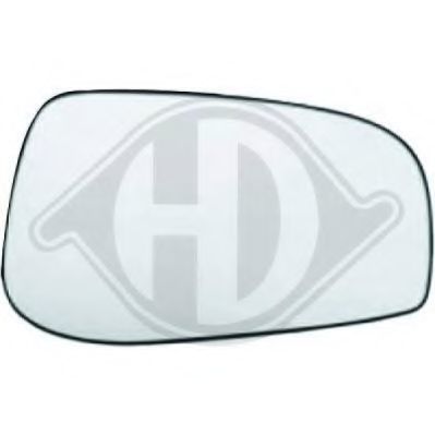 DIEDERICHS 7660127 Зеркальное стекло, наружное зеркало для VOLVO S60 I (Вольво S60 1) DIEDERICHS 7660127 Зеркальное стекло, наружное зеркало для VOLVO S60 I (Вольво S60 1)