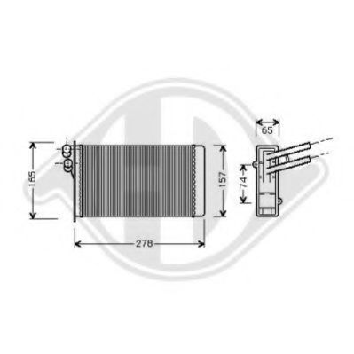 DIEDERICHS 8101415 Бачок, радиатор для AUDI 90 (Ауди 90) DIEDERICHS 8101415 Бачок, радиатор для AUDI 90 (Ауди 90)