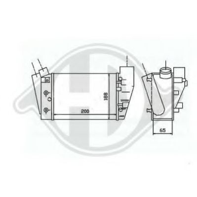 DIEDERICHS 8101709 Интеркулер 