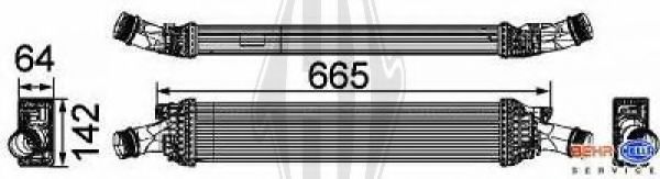 DIEDERICHS 8101804 Интеркулер 