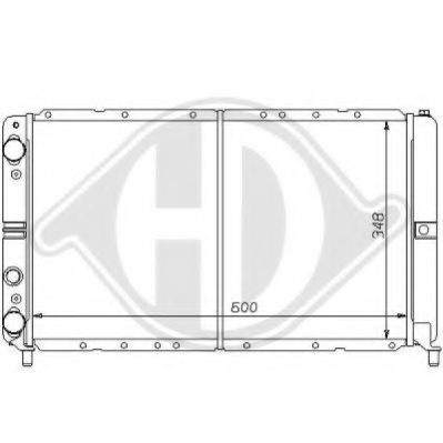 DIEDERICHS 8109124 Радиатор, охлаждение двигателя для LANCIA Y (Лансиа/лянча Ъ) DIEDERICHS 8109124 Радиатор, охлаждение двигателя для LANCIA Y (Лансиа/лянча Ъ)