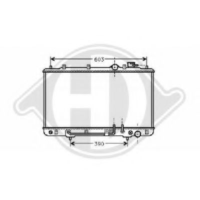 DIEDERICHS 8112112 Радиатор, охлаждение двигателя для HYUNDAI (Хендай) DIEDERICHS 8112112 Радиатор, охлаждение двигателя для HYUNDAI (Хендай)