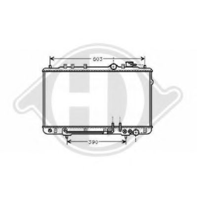 DIEDERICHS 8112113 Радиатор, охлаждение двигателя для HYUNDAI (Хендай) DIEDERICHS 8112113 Радиатор, охлаждение двигателя для HYUNDAI (Хендай)