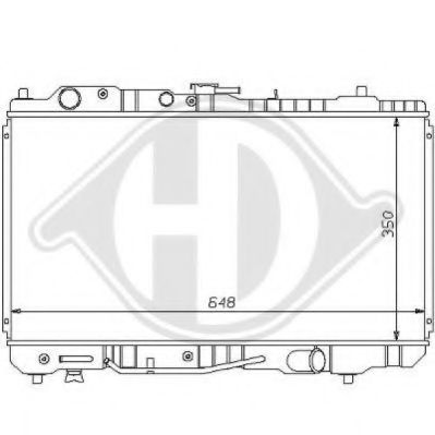 DIEDERICHS 8120137 Радиатор, охлаждение двигателя для MAZDA FAMILIA IV (Мазда Фамилиа иv) DIEDERICHS 8120137 Радиатор, охлаждение двигателя для MAZDA FAMILIA IV (Мазда Фамилиа иv)