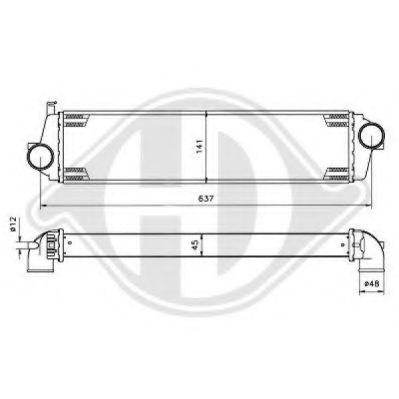 DIEDERICHS 8121307 Интеркулер 