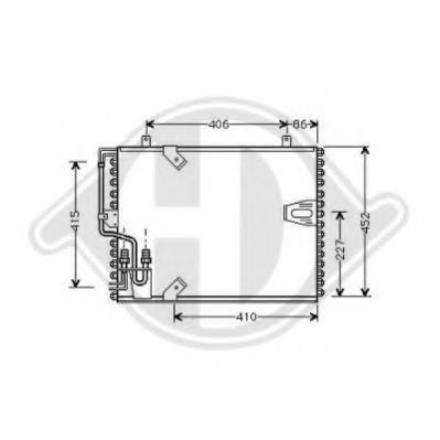DIEDERICHS 8122200 Конденсатор, кондиционер для BMW 7 (Бмв 7) DIEDERICHS 8122200 Конденсатор, кондиционер для BMW 7 (Бмв 7)