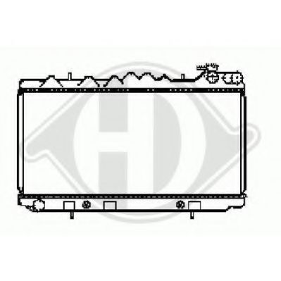 DIEDERICHS 8124152 Радиатор, охлаждение двигателя для NISSAN PRIMERA (Ниссан Примера) DIEDERICHS 8124152 Радиатор, охлаждение двигателя для NISSAN PRIMERA (Ниссан Примера)