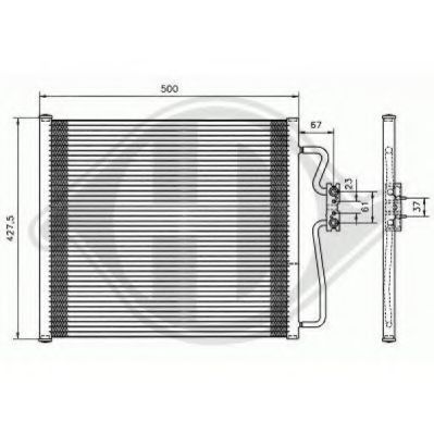DIEDERICHS 8124201 Конденсатор, кондиционер для BMW 7 (Бмв 7) DIEDERICHS 8124201 Конденсатор, кондиционер для BMW 7 (Бмв 7)