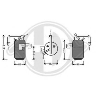 DIEDERICHS 8140401 Осушитель, кондиционер для FORD FUSION (Форд Фьюжн) DIEDERICHS 8140401 Осушитель, кондиционер для FORD FUSION (Форд Фьюжн)