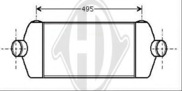 DIEDERICHS 8145505 Интеркулер 