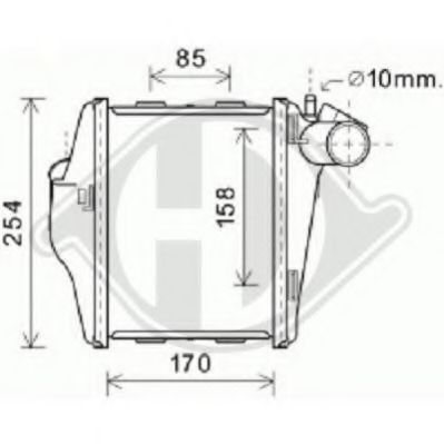 DIEDERICHS 8160604 Интеркулер 