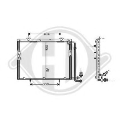 DIEDERICHS 8167002 Конденсатор, кондиционер для MERCEDESBENZ (Мерседес бенц) DIEDERICHS 8167002 Конденсатор, кондиционер для MERCEDESBENZ (Мерседес бенц)