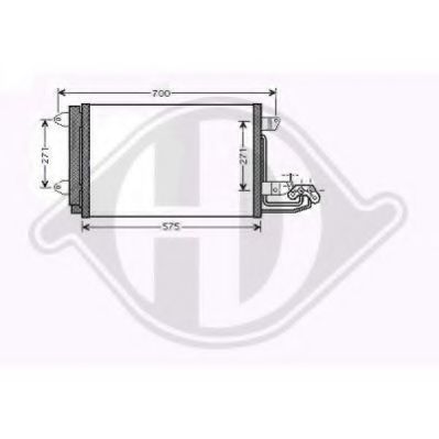 DIEDERICHS 8221402 Конденсатор, кондиционер для SEAT ALTEA (Сеат Алтэа) DIEDERICHS 8221402 Конденсатор, кондиционер для SEAT ALTEA (Сеат Алтэа)