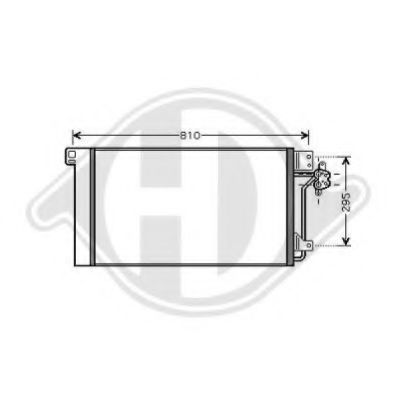 DIEDERICHS 8227200 Конденсатор, кондиционер для VOLKSWAGEN T5 (Фольксваген Т5) DIEDERICHS 8227200 Конденсатор, кондиционер для VOLKSWAGEN T5 (Фольксваген Т5)