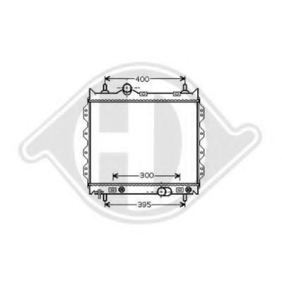 DIEDERICHS 8260505 Радиатор, охлаждение двигателя для CHRYSLER PT CRUISER (Крайслер Пт cруисэр) DIEDERICHS 8260505 Радиатор, охлаждение двигателя для CHRYSLER PT CRUISER (Крайслер Пт cруисэр)