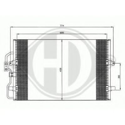 DIEDERICHS 8349100 Конденсатор, кондиционер для CITROËN SYNERGIE (CитроËн Сънэргиэ) DIEDERICHS 8349100 Конденсатор, кондиционер для CITROËN SYNERGIE (CитроËн Сънэргиэ)