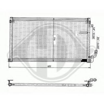 DIEDERICHS 8403503 Конденсатор, кондиционер для CITROëN (Cитроëн) DIEDERICHS 8403503 Конденсатор, кондиционер для CITROëN (Cитроëн)