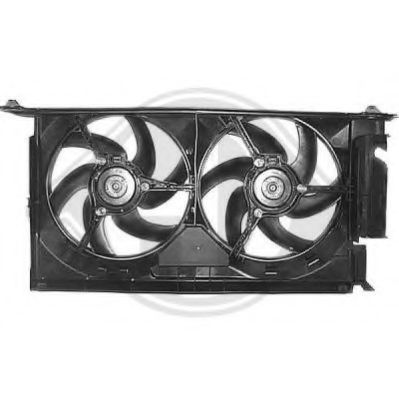 DIEDERICHS 8423310 Вентилятор, охлаждение двигателя для PEUGEOT 306 (Пежо 306)