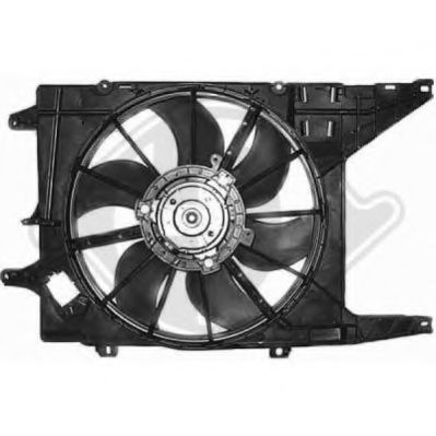 DIEDERICHS 8445511 Вентилятор, охлаждение двигателя для DACIA SANDERO (Дача Сандэро) DIEDERICHS 8445511 Вентилятор, охлаждение двигателя для DACIA SANDERO (Дача Сандэро)