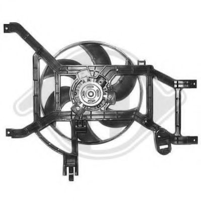 DIEDERICHS 8446410 Вентилятор, охлаждение двигателя для RENAULT SCNIC II (Рено Сценик 2) DIEDERICHS 8446410 Вентилятор, охлаждение двигателя для RENAULT SCNIC II (Рено Сценик 2)