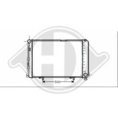 DIEDERICHS 8500178 Радиатор, охлаждение двигателя для MERCEDESBENZ (Мерседес бенц) DIEDERICHS 8500178 Радиатор, охлаждение двигателя для MERCEDESBENZ (Мерседес бенц)