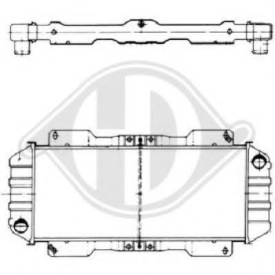 DIEDERICHS 8501036 Радиатор, охлаждение двигателя для FORD ESCORT III (Форд Эсcорт 3) DIEDERICHS 8501036 Радиатор, охлаждение двигателя для FORD ESCORT III (Форд Эсcорт 3)