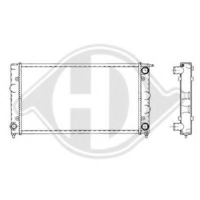 DIEDERICHS 8503081 Радиатор, охлаждение двигателя для SEAT TOLEDO (Сеат Толэдо) DIEDERICHS 8503081 Радиатор, охлаждение двигателя для SEAT TOLEDO (Сеат Толэдо)