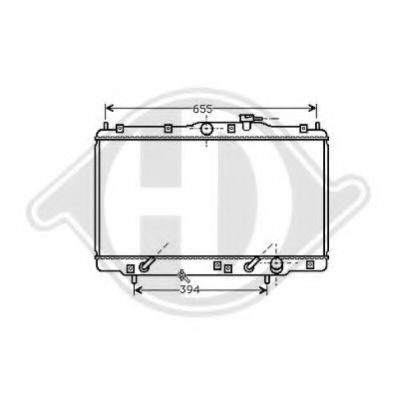 DIEDERICHS 8529005 Радиатор, охлаждение двигателя для HONDA ODYSSEY (Хонда Одъссэъ) DIEDERICHS 8529005 Радиатор, охлаждение двигателя для HONDA ODYSSEY (Хонда Одъссэъ)