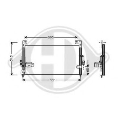DIEDERICHS 8585001 Конденсатор, кондиционер для MITSUBISHI ECLIPSE (Митсубиши/митсубиси Эcлипсэ) DIEDERICHS 8585001 Конденсатор, кондиционер для MITSUBISHI ECLIPSE (Митсубиши/митсубиси Эcлипсэ)