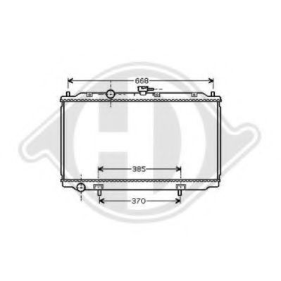 DIEDERICHS 8601605 Радиатор, охлаждение двигателя для NISSAN (Ниссан) DIEDERICHS 8601605 Радиатор, охлаждение двигателя для NISSAN (Ниссан)