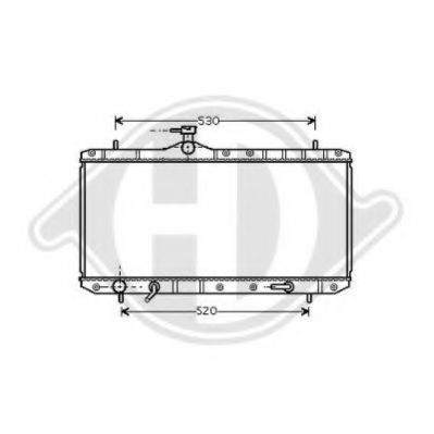 DIEDERICHS 8644006 Радиатор, охлаждение двигателя для SUZUKI AERIO (Сузуки Аэрио) DIEDERICHS 8644006 Радиатор, охлаждение двигателя для SUZUKI AERIO (Сузуки Аэрио)