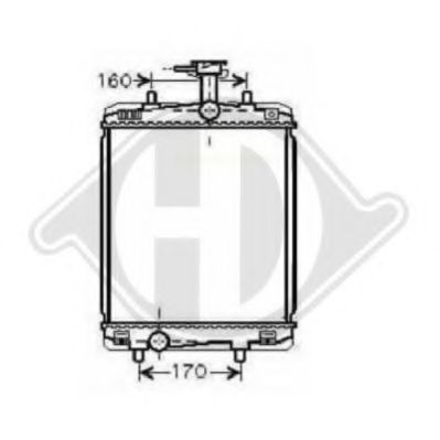 DIEDERICHS 8660008 Радиатор, охлаждение двигателя для TOYOTA AYGO (Тойота/тоета Аъго) DIEDERICHS 8660008 Радиатор, охлаждение двигателя для TOYOTA AYGO (Тойота/тоета Аъго)
