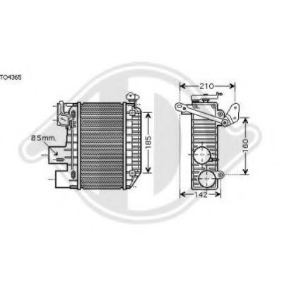 DIEDERICHS 8662310 Интеркулер для TOYOTA PICNIC (Тойота/тоета Пикник) DIEDERICHS 8662310 Интеркулер для TOYOTA PICNIC (Тойота/тоета Пикник)