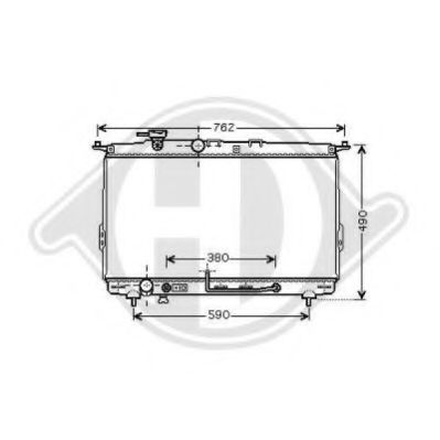 DIEDERICHS 8682106 Радиатор, охлаждение двигателя для HYUNDAI SONATA IV (Хендай Соната 4) DIEDERICHS 8682106 Радиатор, охлаждение двигателя для HYUNDAI SONATA IV (Хендай Соната 4)