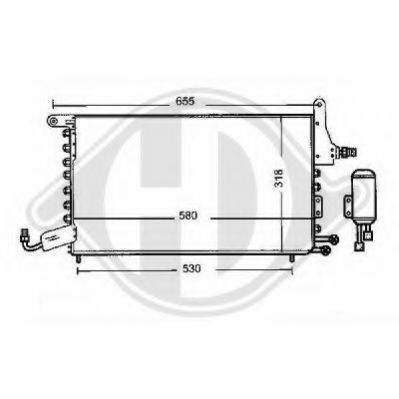 DIEDERICHS 8743000 Конденсатор, кондиционер для SEAT TOLEDO (Сеат Толэдо) DIEDERICHS 8743000 Конденсатор, кондиционер для SEAT TOLEDO (Сеат Толэдо)