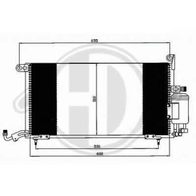 DIEDERICHS 8743001 Конденсатор, кондиционер для SEAT TOLEDO (Сеат Толэдо) DIEDERICHS 8743001 Конденсатор, кондиционер для SEAT TOLEDO (Сеат Толэдо)
